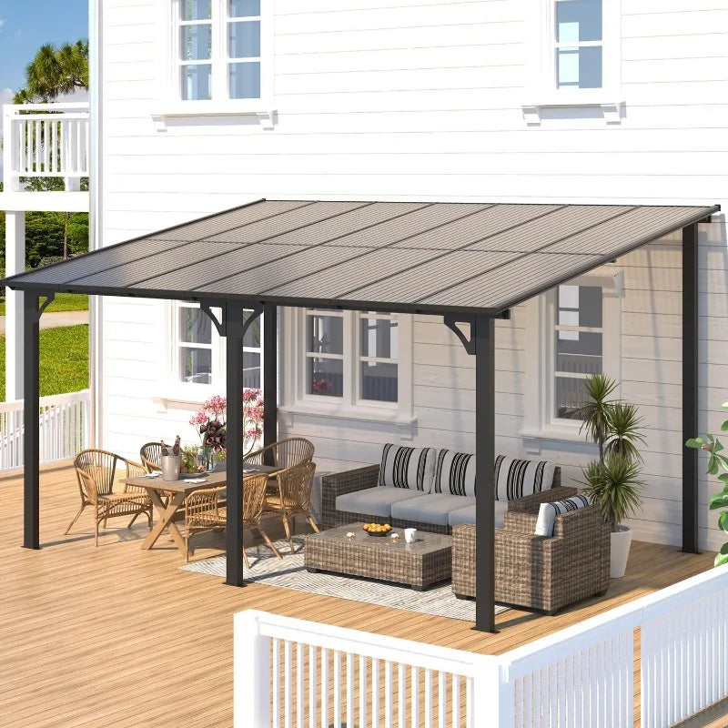 home.14' x 10' Gazebo for Patio, Hard Top