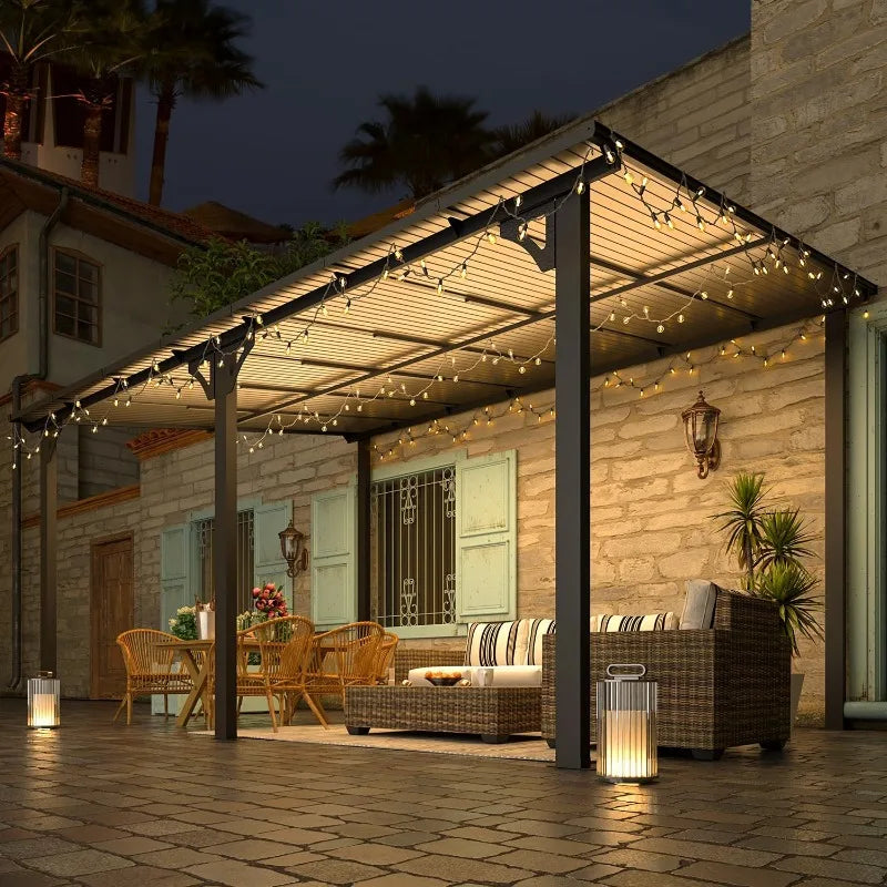 home.14' x 10' Gazebo for Patio, Hard Top