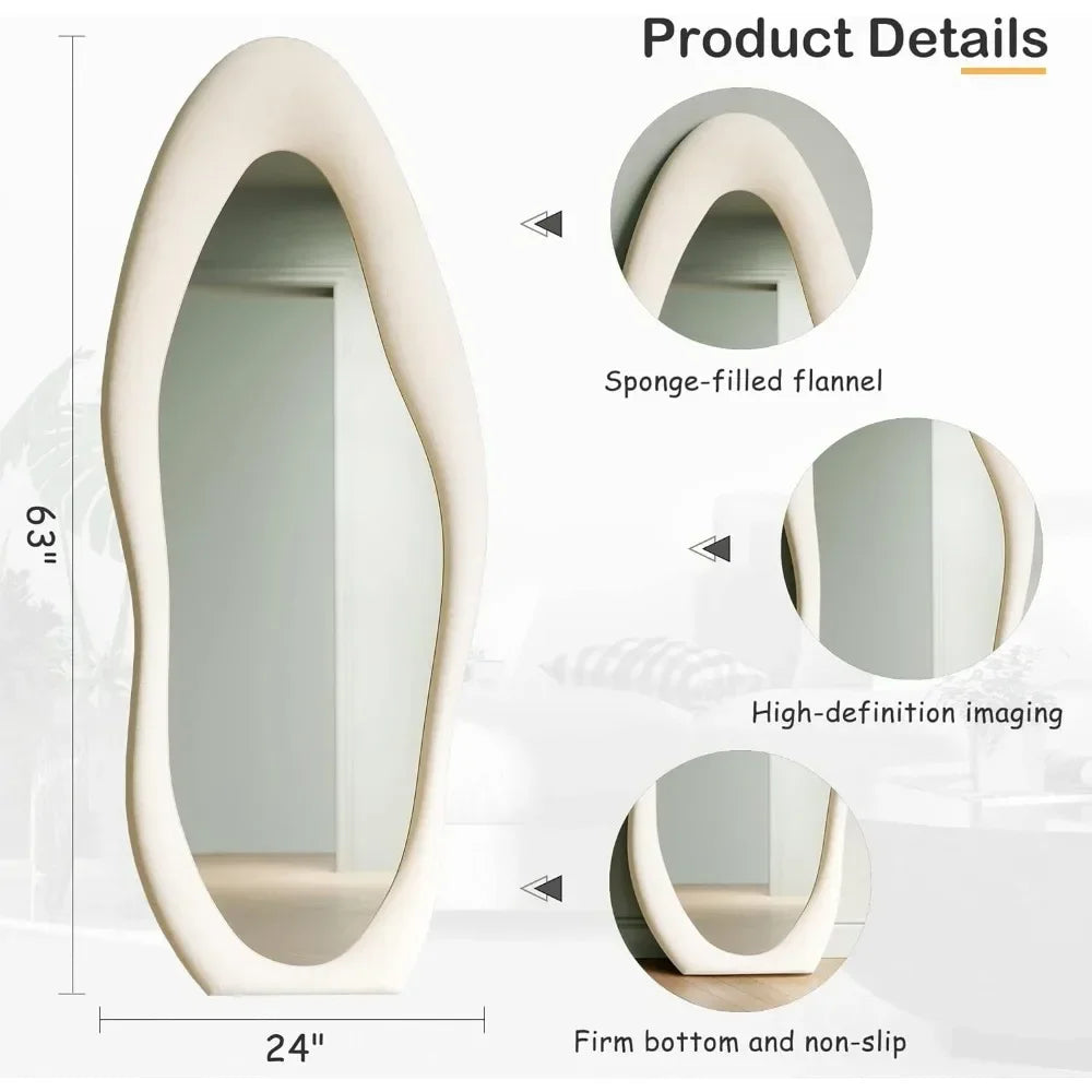 Full Length Mirror, 63" x 24" Wall Mirror
