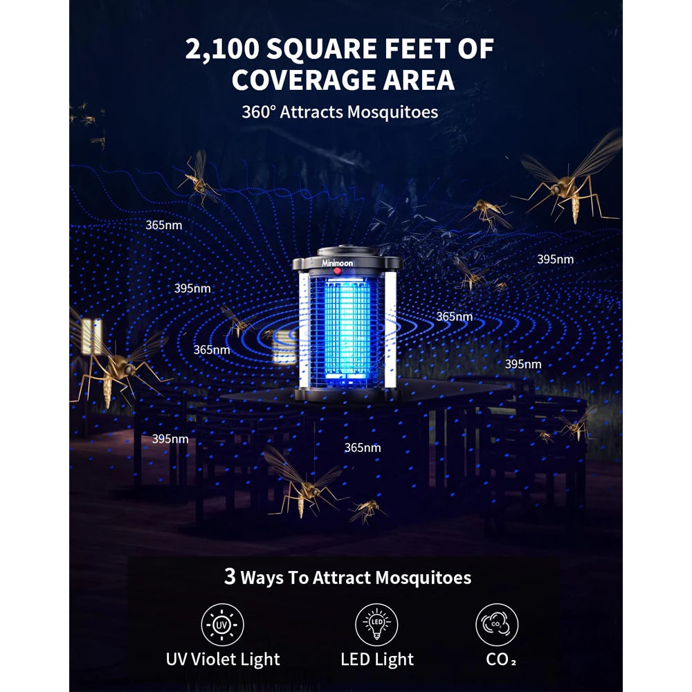 Minimoon Bug Zapper Outdoor Mosquito Zapper