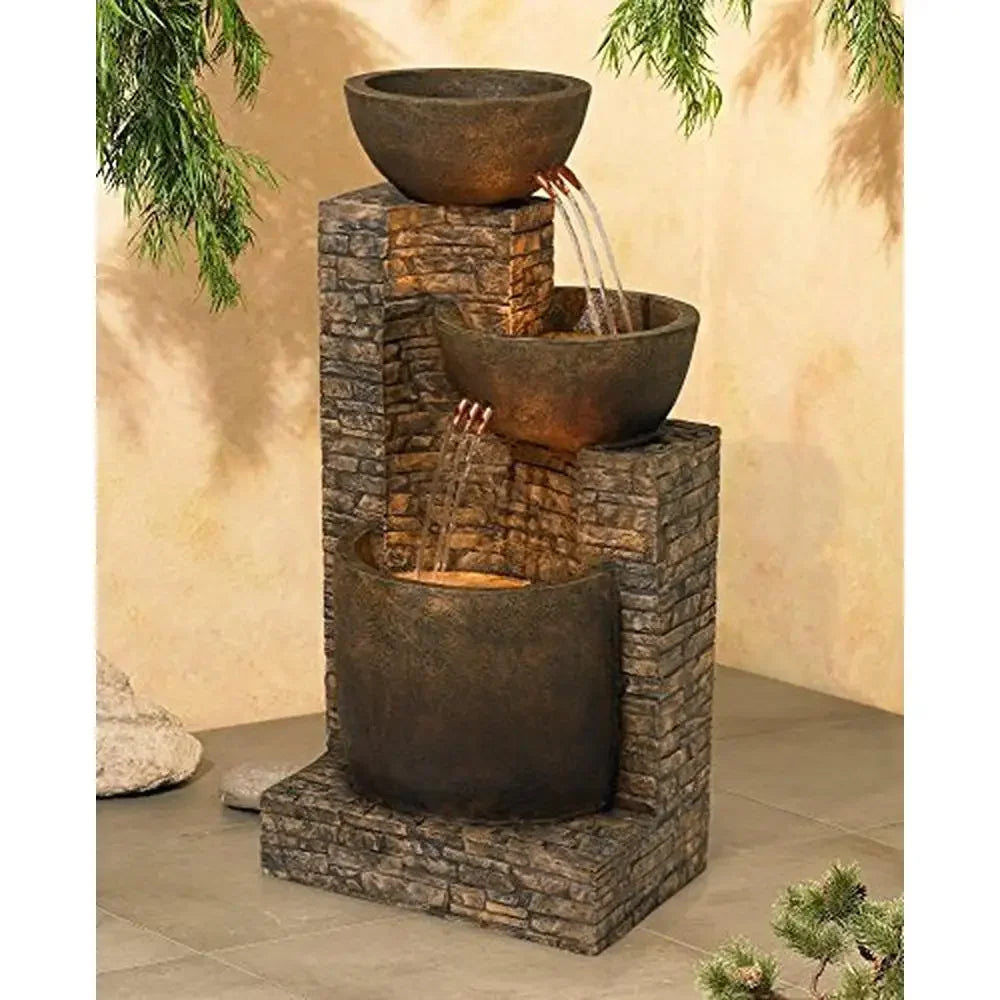 Rustic Outdoor Water Fountain