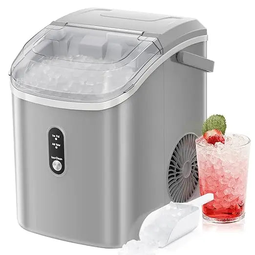 Tabletop ice maker with chewable granular ice