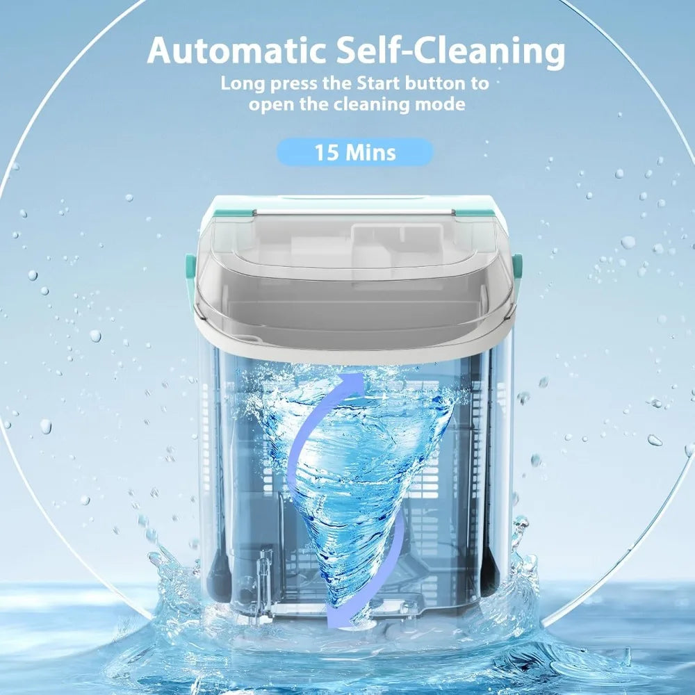 Tabletop ice maker with chewable granular ice