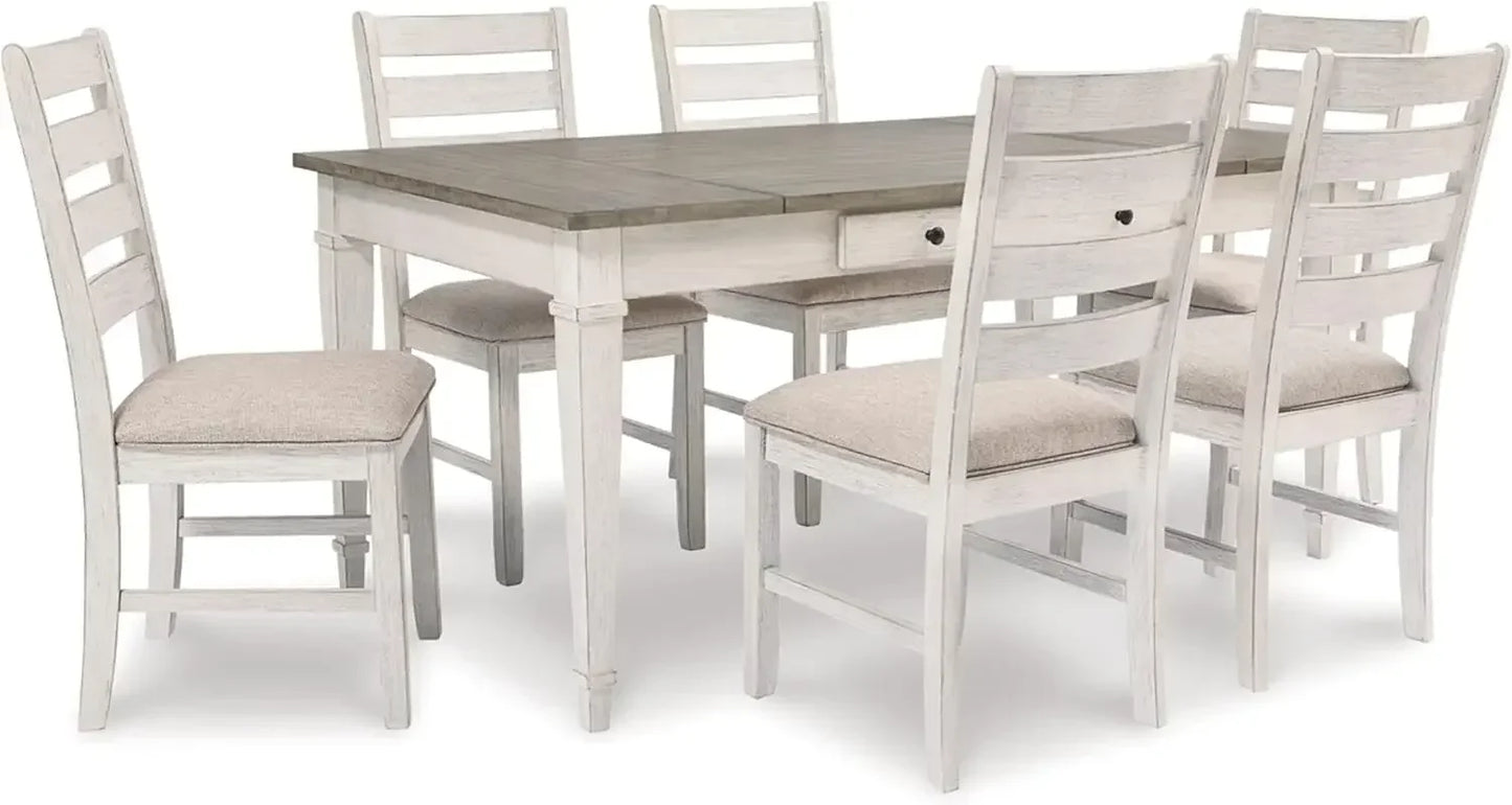 Farmhouse Rectangular Dining Room Table with Storage