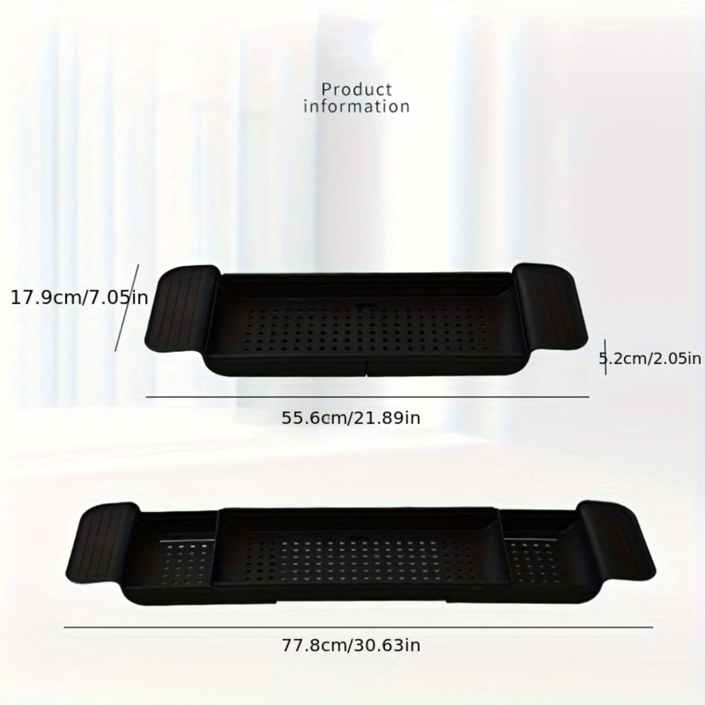 1pc Bathtub Tray - Convenient Phone Holder with Expandable Rack