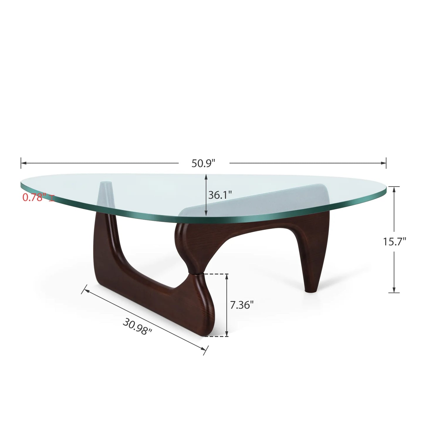 Glass Table Living Room Coffee Table