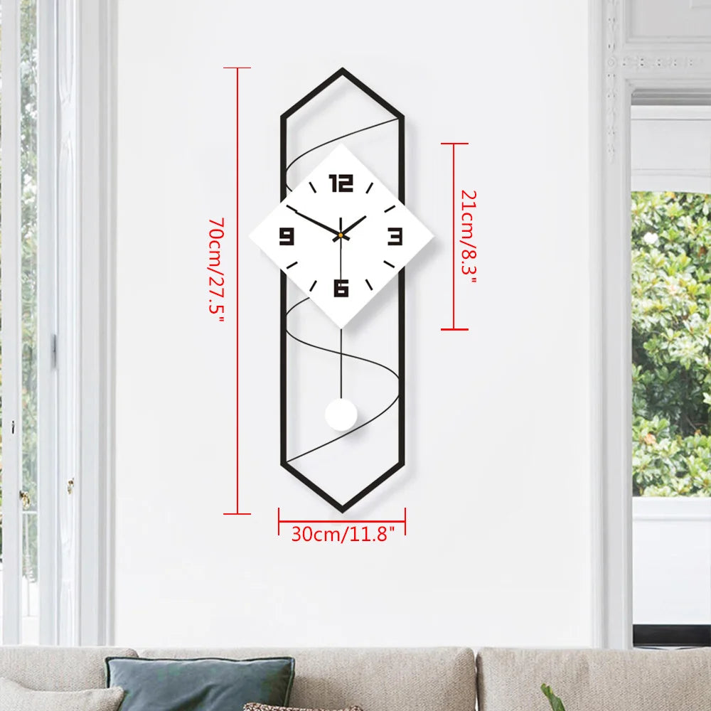 Large Quiet Wall Clock