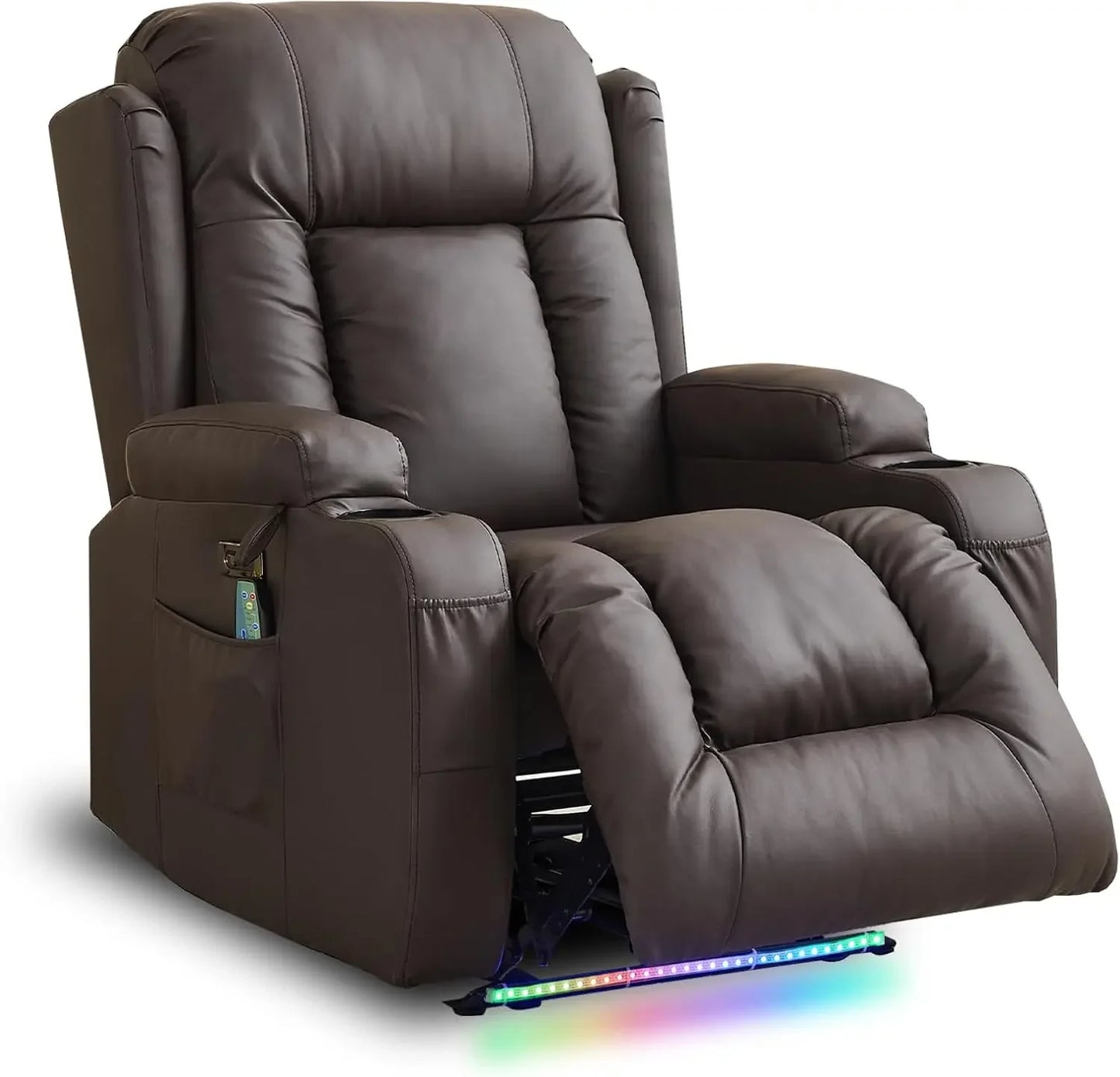 Recliner Sofa with Massage & Heat Home Theater Seating