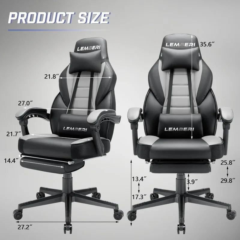 Gaming Chairs with Footrest