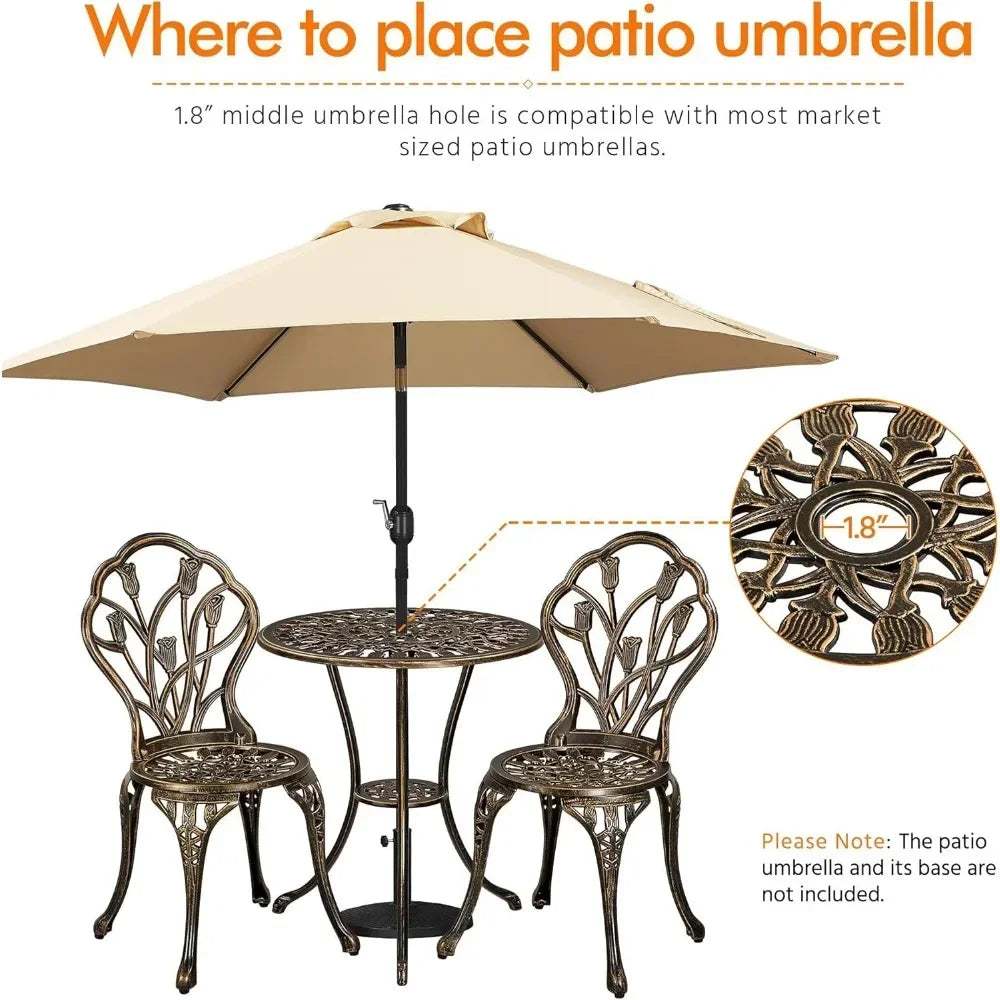 Patio Bistro Sets 3 Piece